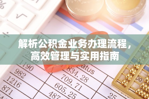 精河解析公积金业务办理流程，高效管理与实用指南